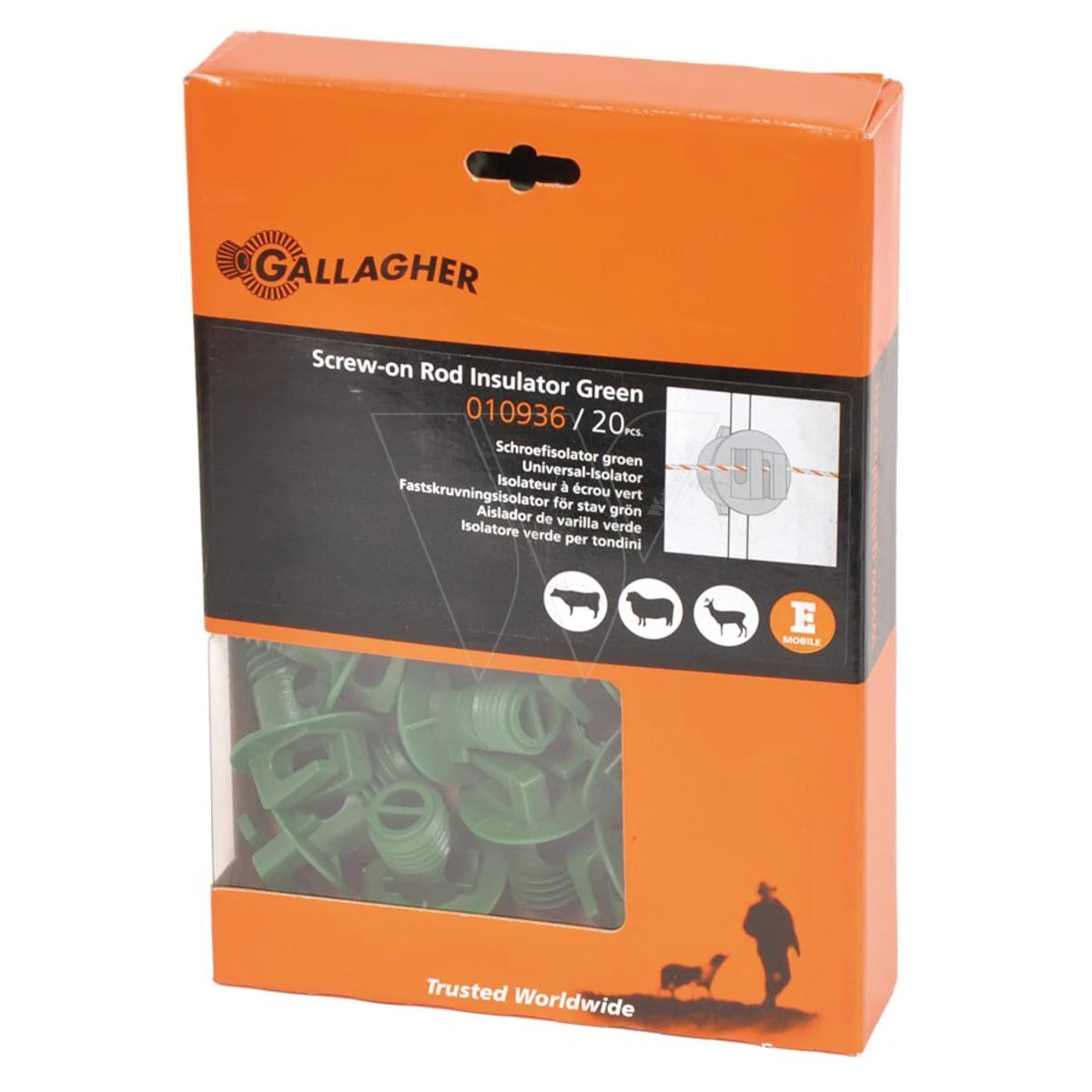 Gallagher Schroefisolator Groen ø6-14mm 2 Gallagher Schroefisolator Groen ø6-14mm - Afbeelding 2