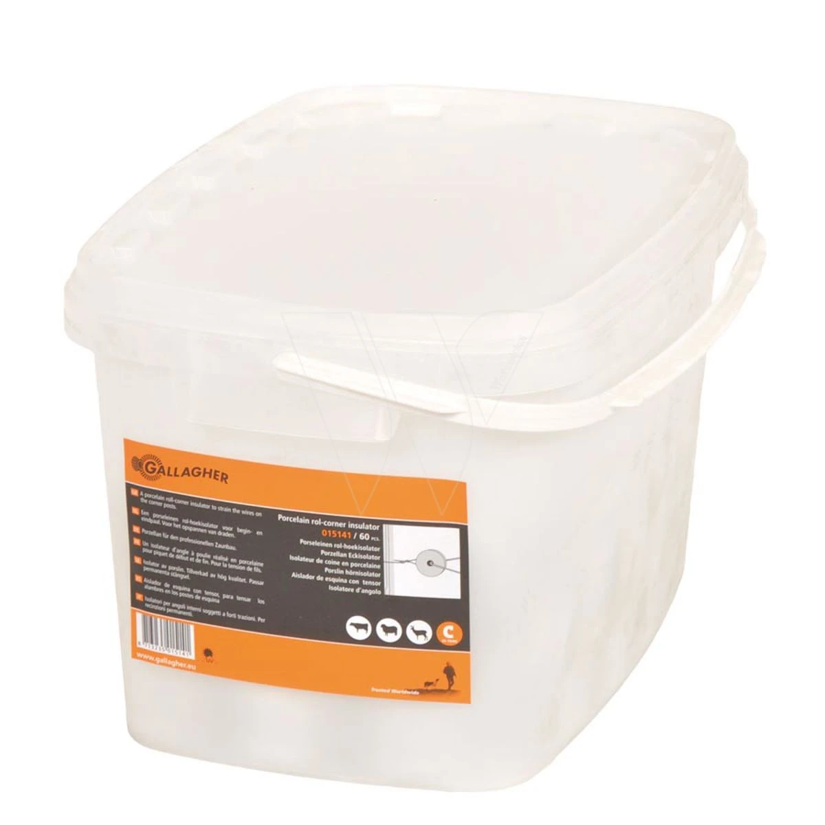 Gallagher Porseleinen Rol Hoekisolator 3 Gallagher Porseleinen Rol Hoekisolator - Afbeelding 3