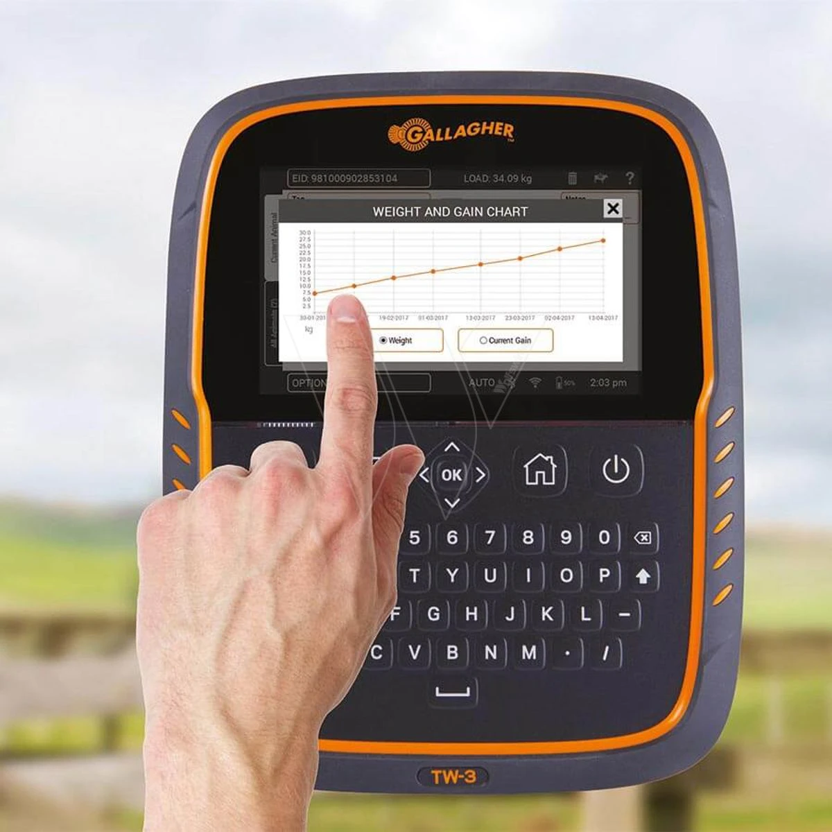 Aps Weegschaal Tw-3 Met Data Recorder 5 Aps Weegschaal Tw-3 Met Data Recorder - Afbeelding 5