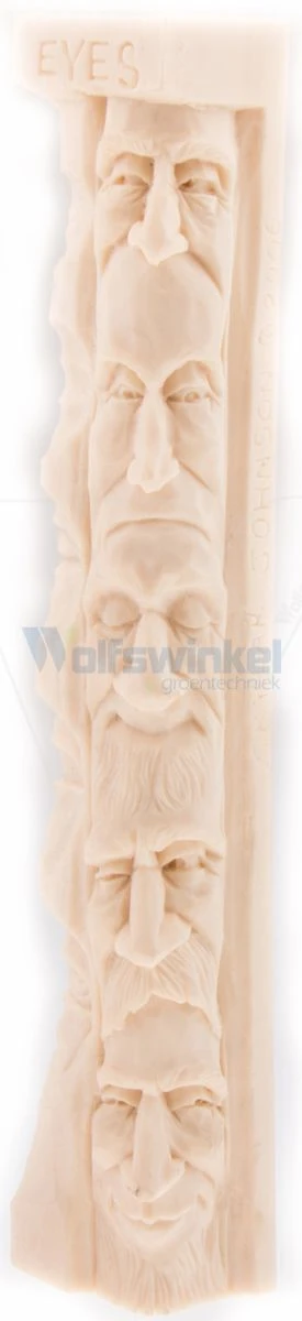 Zaagvoorbeeld "ogen" 2 Zaagvoorbeeld "ogen" - Afbeelding 2