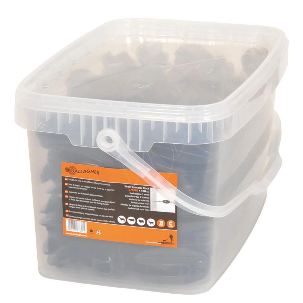 Gallagher Hoekisolator S Versterkt Zwart 3 Gallagher Hoekisolator S Versterkt Zwart - Afbeelding 3