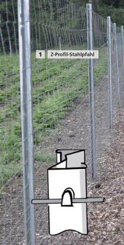 Z-profil Paal Van Staal 2100 Mm