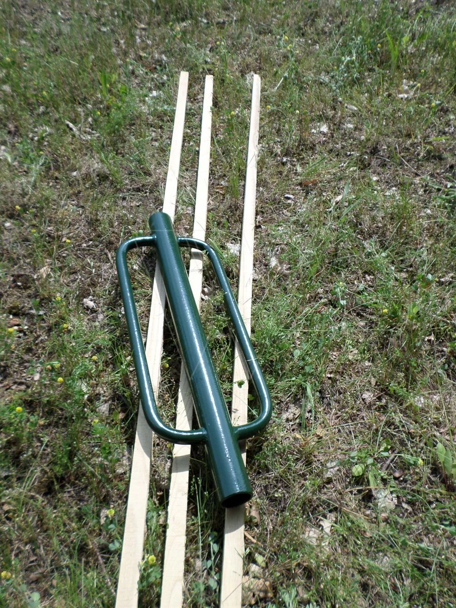 Metaalram Voor Steun & Bamboe Palen 1 Metaalram Voor Steun & Bamboe Palen