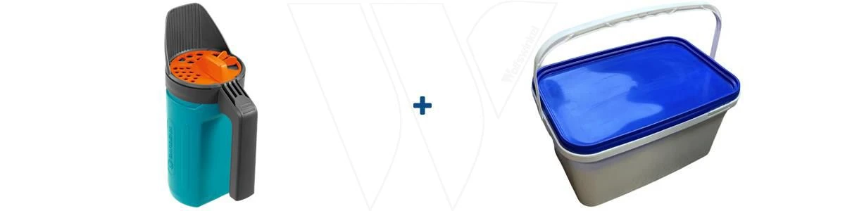 Gardena Kleine Handstrooier + 7kg Zout 1 Gardena Kleine Handstrooier + 7kg Zout