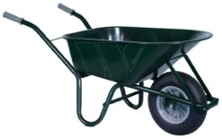 Hummer Bouwkruiwagen Staal 85l Groen