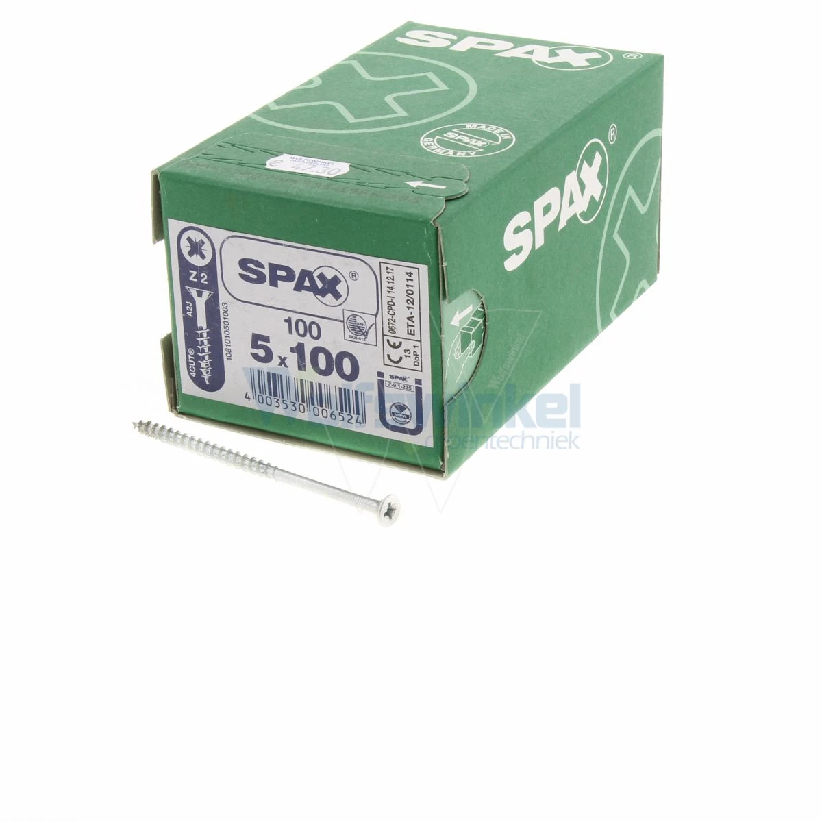 Spaanpl Schr Vz Pk 5.0x100 Poz (100)spax 1 Spaanpl Schr Vz Pk 5.0x100 Poz (100)spax