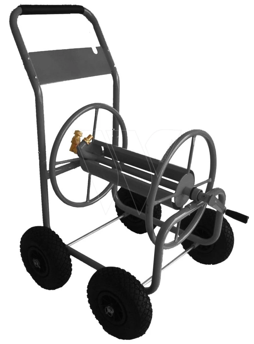 Talentools Waterslang 100m 19mm + Haspel 2 Talentools Waterslang 100m 19mm + Haspel - Afbeelding 2